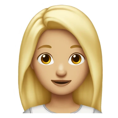 A Girl with blonde hair in her 20th sticker