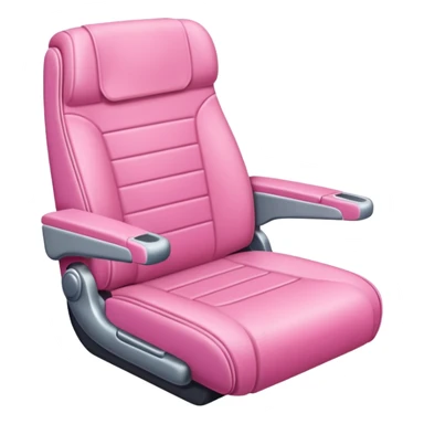 pink plane seat sticker