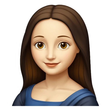 Mona lisa sticker