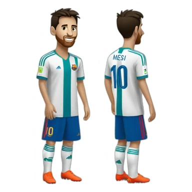 Messi Algerian  sticker