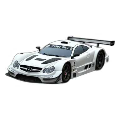 “flying” mercedes CLK GTR !!!! incident from nurburgring  sticker