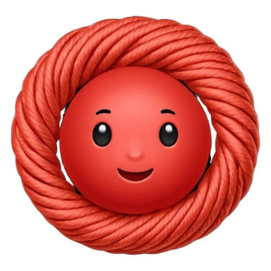red ball of yarn sticker