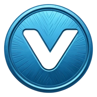 A blue tick ✅ verification badge with a rough outer body for my tiktok account sticker