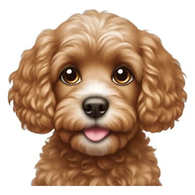 •	Puppy Eyes Emoji: Your Cavapoo looking up with big, heart-melting eyes. Maybe add sparkles or tiny hearts around the eyes to show how cute they are sticker