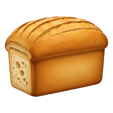 loaf of bread with D'Italiano packaging sticker