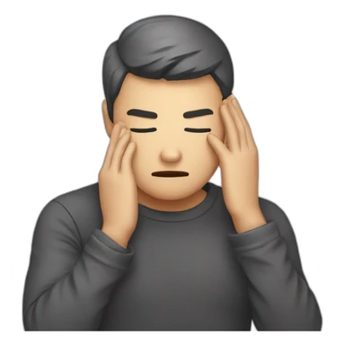person facepalming android emoji sticker