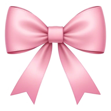 Super ultra-thin and stretched ribbon bow, as narrow as possible, single loop, no extra loops, no fluffy or rounded shapes, only one long and sleek ribbon, delicate, minimalist, NO DOUBLE LOOPS, NO THICKNESS, ONLY A SINGLE SLIM LINE pink sticker