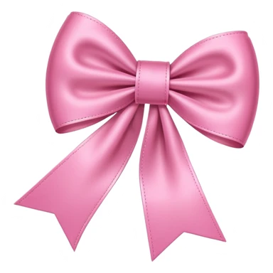 pink iphone with ribbon sticker