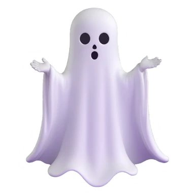 ghost boy sticker