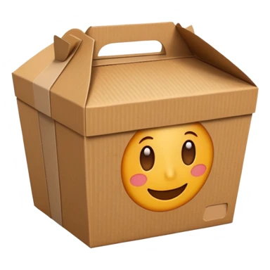 food takeaway box sticker