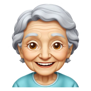 granny character sticker