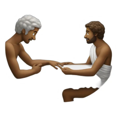 The creation of Adam sticker