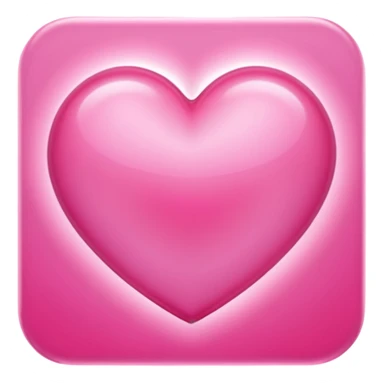 A glowing pink heart. Make it glow like crazy. Very bright and intense. More glow. Illuminated by a very bright light behind it sticker