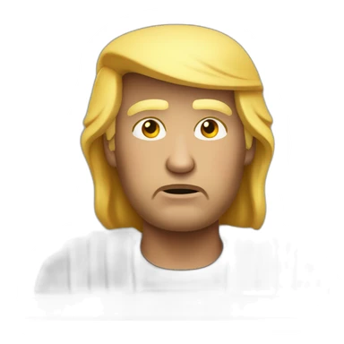 Donald Trump arrested by jesus sticker