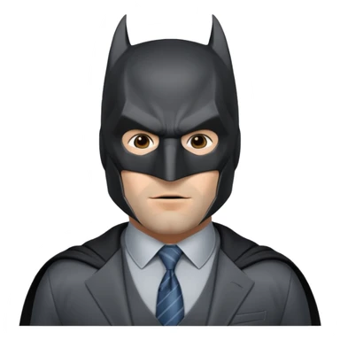 ben affleck batman with mask sticker