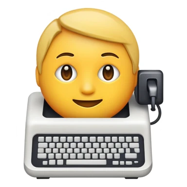 Frutiger era inspired emoji for a dweller role in a computer themed discord server sticker