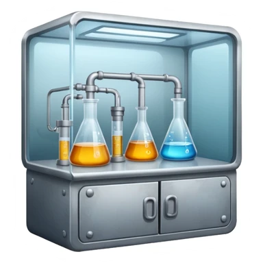 Secretive lab in a deserted place sticker