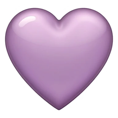 mauve heart sticker