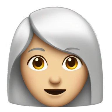 woman with flirty face with hand stop it  sticker