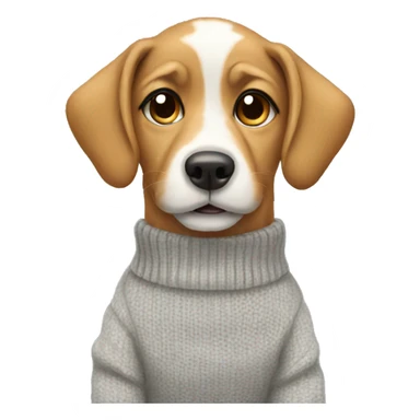 Dog with a Pullover  sticker