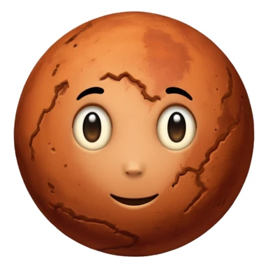 Planet mars  sticker