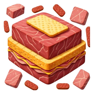 henry matisse style spam meat landscape sticker