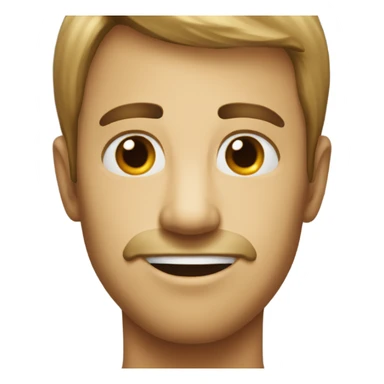 regular emoji with a slight smile with low red eyes  sticker