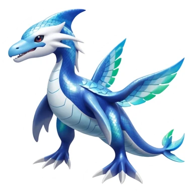 Kyurem-Kyogre-Latios-Lugia-Fakémon-hybrid-creature (full body)  sticker