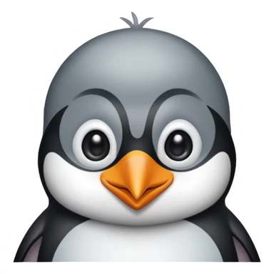 Pinguino maquillada con pestañas sticker