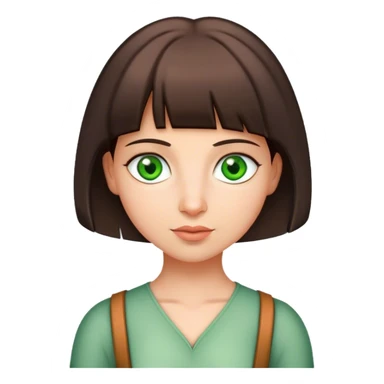 Dora l'exploratrice with fair skin with green eyes sticker