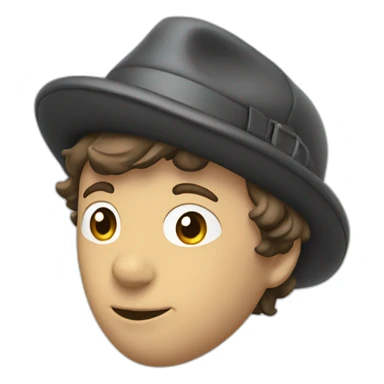 sherlock holmes in a deerstalker hat with a pipe sticker