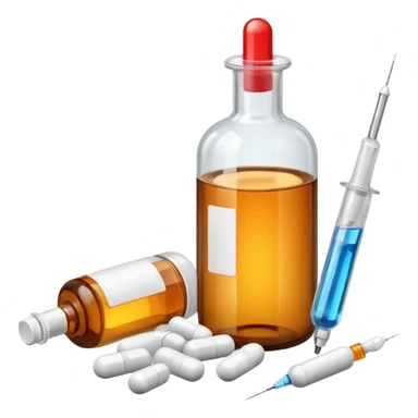 alcohol pills and drugs and serynge  sticker