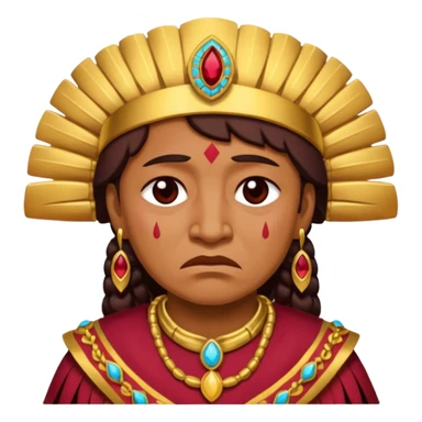 An fsu emoji with an fsu fan crying/depressed so a Seminole make it chief Osceola with Garnett and gold included sticker