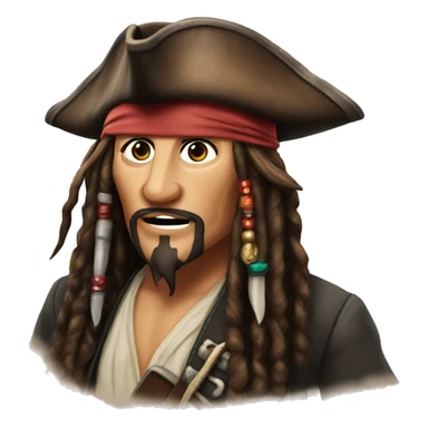 Eide to jack Sparrow  sticker