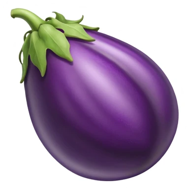 Egg plant with a vein  sticker