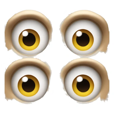 pair of eyes looking right sticker