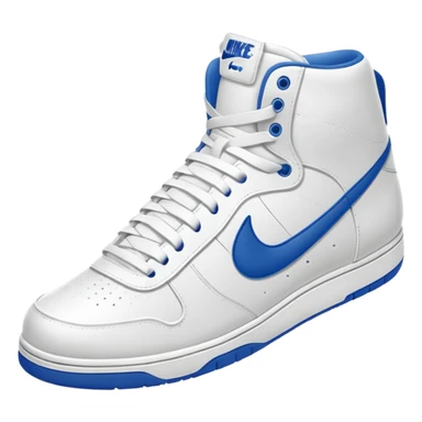 Nike shoes white street shoes sticker