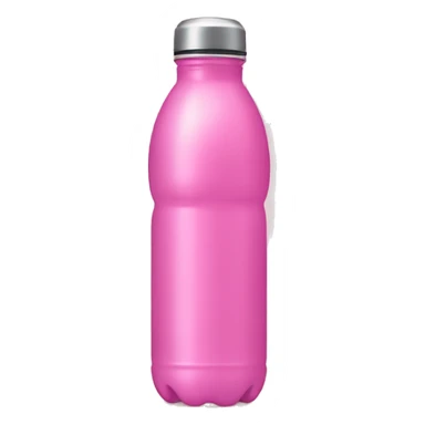 Pink water bottle slim sticker
