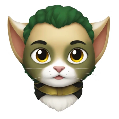 loki as cat  sticker