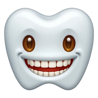 teeth without smile sticker