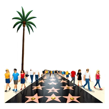 Hollywood Walk of Fame sticker