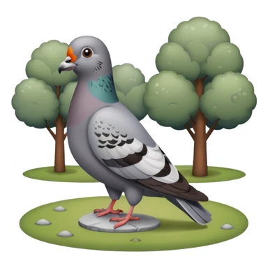 Pigeon sticker