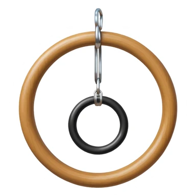 Gymnastic rings sticker