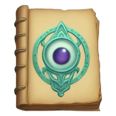 grimoire magique sticker