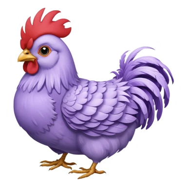 Lavender ameraucana sticker