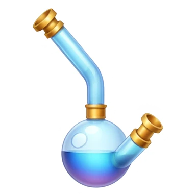 Bubble pipe made of quartz sticker