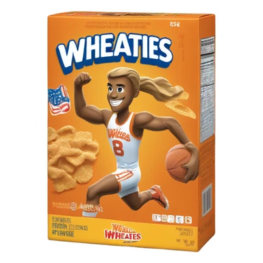 Wheaties Cereal Box sticker