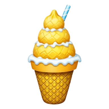 pineapple snow cone sticker