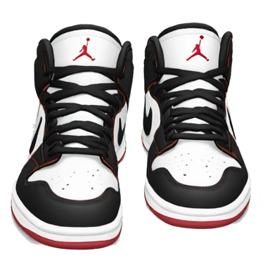 Pick and white Jordan 1's sticker