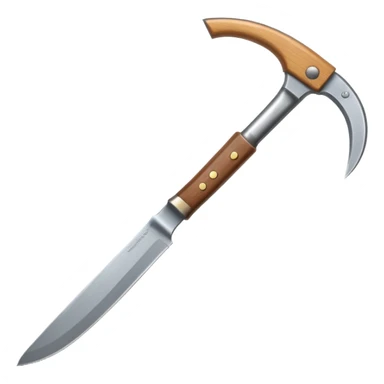 The sickle used by farmers sticker